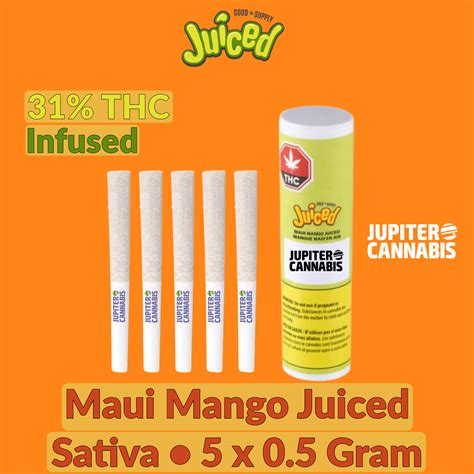 Good Supply Maui Mango Juiced Infused 5 Pack Jupiter Cannabis Winnipeg