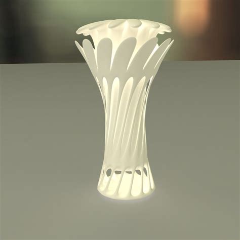 Flower Vase 3D Model 3D Printable CGTrader