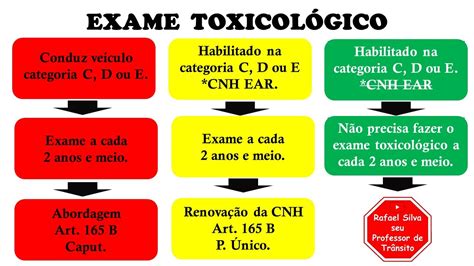 VEJA NOVA LEI DO EXAME TOXICOLÓGICO YouTube