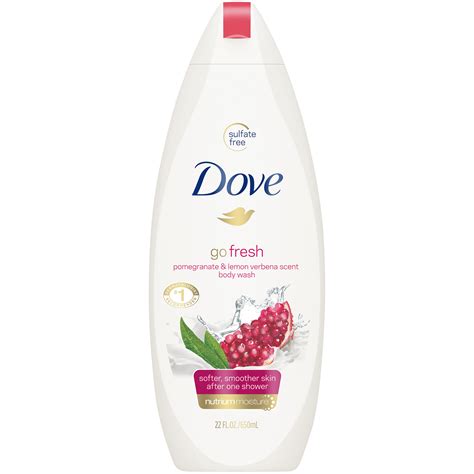 Dove Go Fresh Body Wash Revive Pomegranate Lemon Verbena Scent