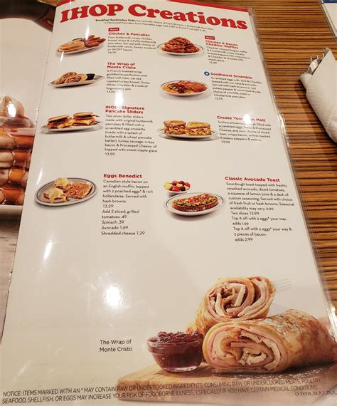 Ihop Menus In Moncton New Brunswick Canada