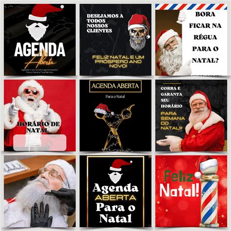 PACKNATALBARBEARIA Pack Sofisticado Pack Sofisticado Packs Canva