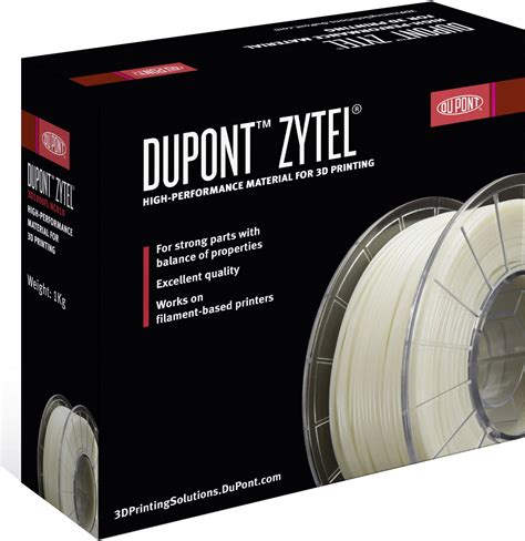 DuPont Zytel Nylon Zytel Nylon 1kg 1 75mm Filamento Per Stampante