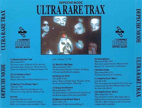 Depeche Mode Ultra Rare Trax