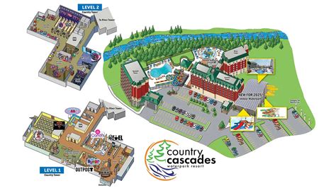 Country Cascades Waterpark Resort Map (2024 - 2023 ...