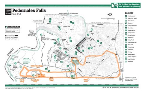 Pedernales Falls State Park Map – Map Of California Coast Cities