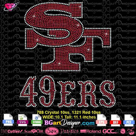 49ERS SVG 49ERS Layered Svg Vector Cut File Digital Art Collectibles