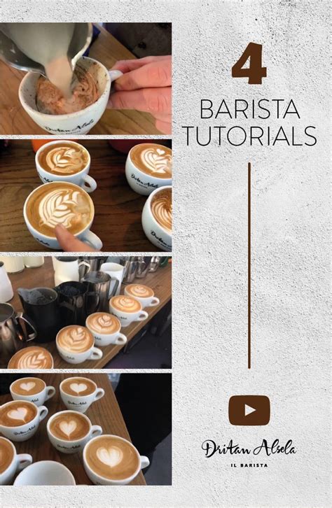 Barista Tutorials By Dritan Alsela Coffee Latte Art Coffee Recipes