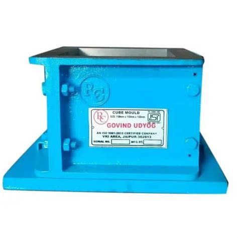 Cast Iron Isi Marked Concrete Cube Mould Size X X Mm At Rs