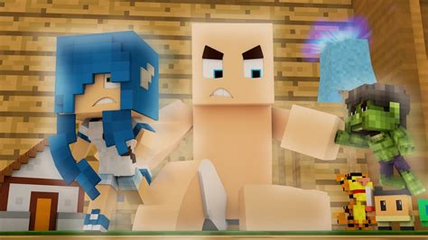 Viramos Brinquedos De Gigantes Gulliver Minecraft Youtube