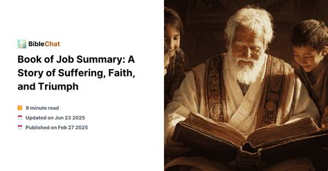 Book of Job Summary: A Story of Suffering, Faith, and Triumph