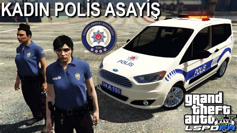 Gta Pol S Modu Kadin Pol S Ford Cour Er Lspdfr Youtube