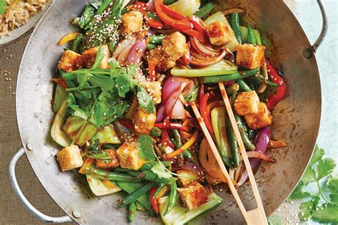 Healthy Sesame Tofu And Vegetable Stir Fry Recipe