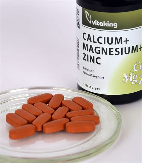 Calcium + Magnesium + Zinc (100 tablets) - Vitaking