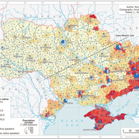 Ethnic Composition Of The Population Of Ukraine In 2001 Karácsonyi Et