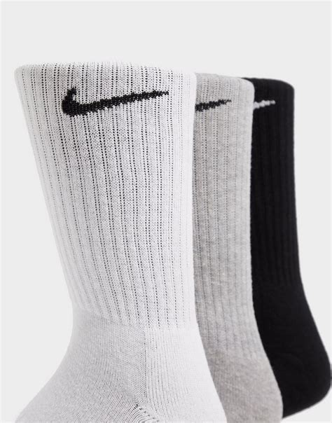 Multi Nike 3 Pack Cushioned Crew Socks Jd Sports Uk