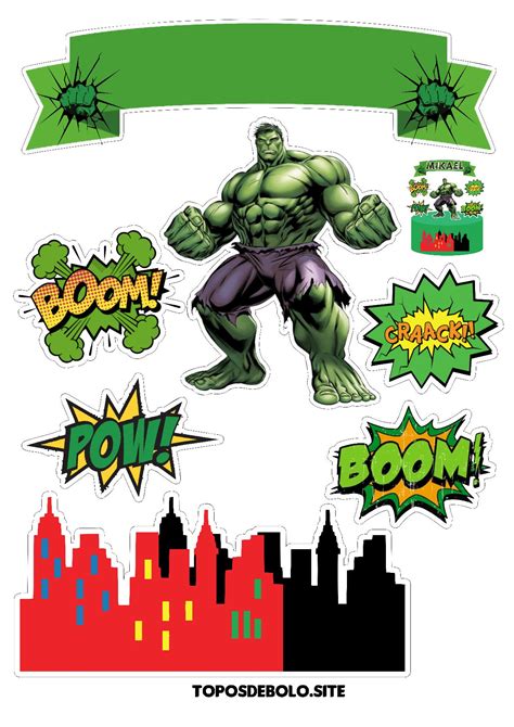 Total 86 Imagen Bolo Do Hulk Topo In Thptnganamst Edu Vn