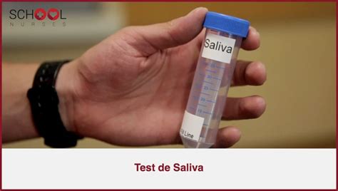 Test De Saliva School Nurses