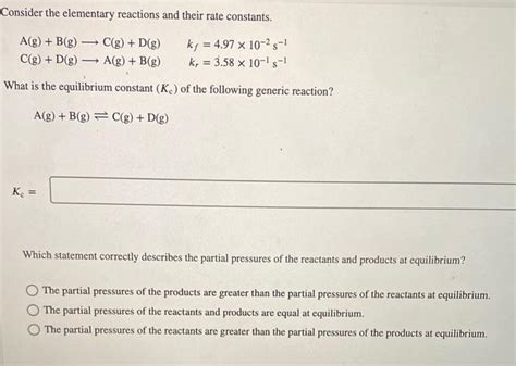 Solved For The Reaction 2h2og⇌2h2 Go2 G The