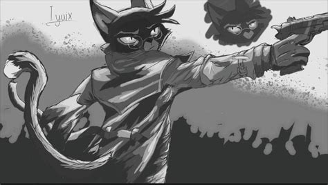 Mordecai Fan Art (BlacknWhite) by iYuiX on DeviantArt