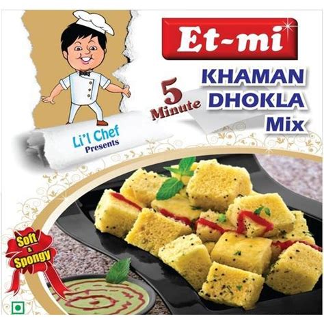 Rice Instant Khaman Dhokla Mix Packaging Size 1 Kg Packaging Type