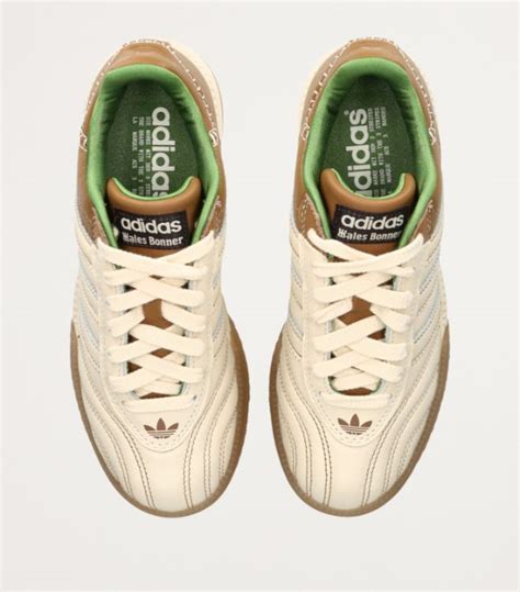 Womens Adidas White X Wales Bonner Samba Millennium Sneakers Harrods UK