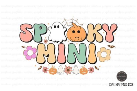 Spooky Mini Halloween Svg Graphic By Moslem Graphics Creative Fabrica