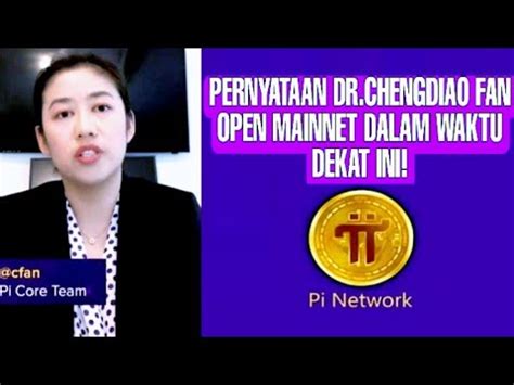 PERNYATAAN DR CHENGDIAO FAN OPEN MAINNET DALAM WAKTU DEKAT INI