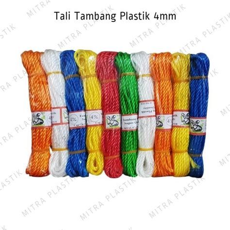 Jual Tali Tambang Plastik Tali Tambang 4mm Tali Tambang Cap Koala