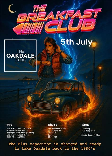 The Oakdale - Debut at the club, The Breakfast Club on stage tonight