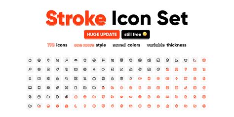 Stroke Icon Set | Figma