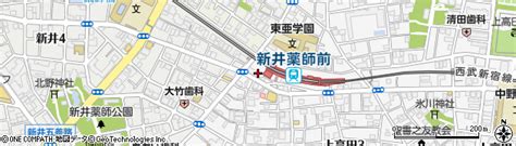 東京都中野区上高田3丁目41 7の地図 住所一覧検索｜地図マピオン