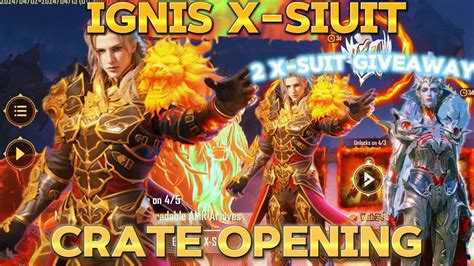 New Ignis X Suit Lucky Crate Opening X Suit Giveaway Got