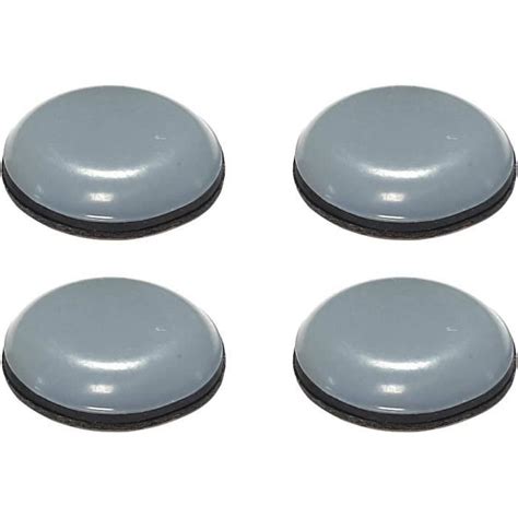 4X Patin Glisseur Adhésif Pour Meuble Rond Autocollant Téflon Ptfe