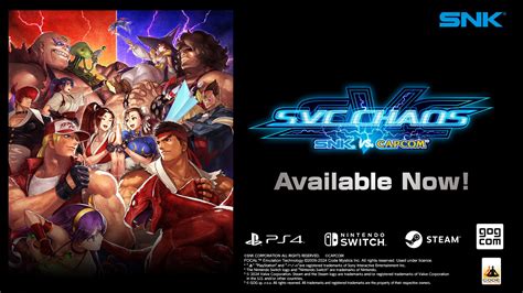 SNK vs Capcom SVC CHAOSがPS4SwitchPC向けに発表 Gamingdeputy Japan