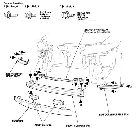 Qanda How To Replace Front Bumper On 2001 Honda Accord Ex