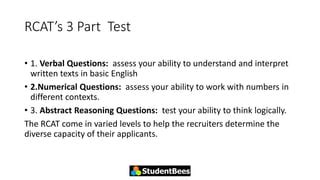 Revelian Tests And How To Ace Them Ppt