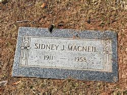 Sidney J Macneil Find A Grave Memorial