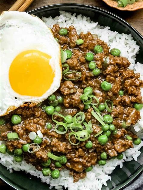 Tuna Mayo Deopbap Korean Tuna Rice Bowl Pups With Chopsticks