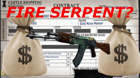 Csgo Fire Serpent Trade Up Contract My Luck Youtube