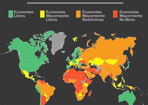 Índice De Libertad Económica Mundial Los Países Mejor Y Peor