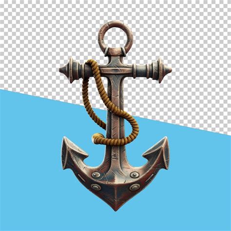 premium psd anchor isolated object transparent background