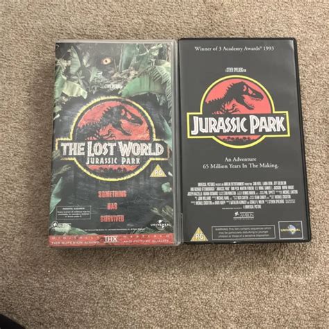 JURASSIC PARK VHS 1993 AND THE LOST WORLD 2 Vhs Tapes 4 00 PicClick UK