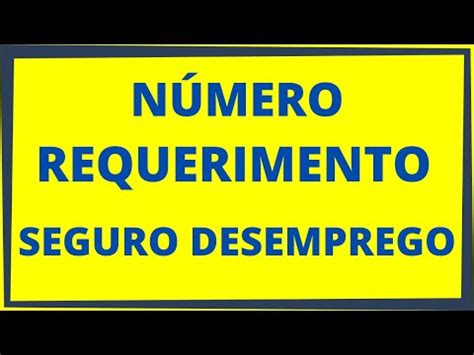 Onde Eu Consigo O N Mero Do Requerimento Para Dar Entrada No Seguro