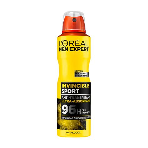 Men Expert Invincible Sport Déodorant Spray Anti transpirant