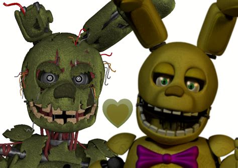 Springtrap X Spring Bonnie By Agentprime On Deviantart