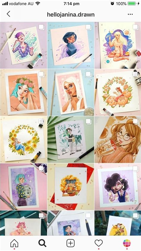 15 AMAZING Instagram Feed ideas for Artists