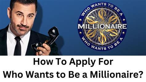 Who Wants To Be A Millionaire Casting 2023 Apply For Game