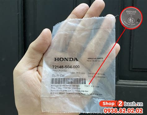 Thay pin chìa khóa Smartkey xe máy Honda ở đâu