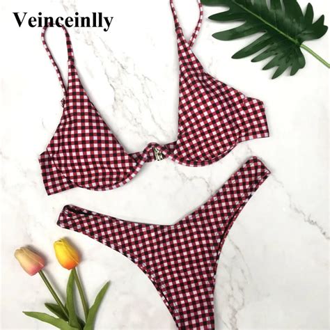 New Bikini Sexy Thong Bikini Set Two Pieces Swimsuit Female